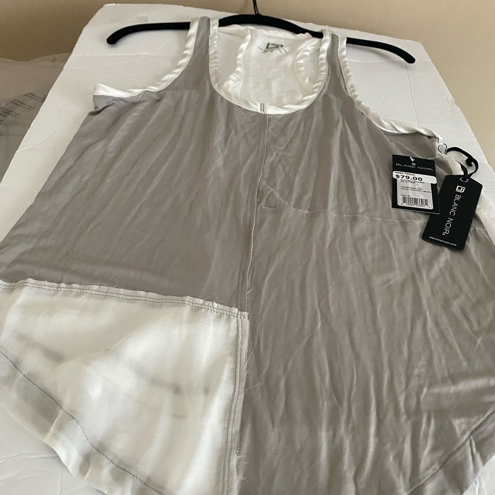 NWT Blac Noir colorblock ballet tank